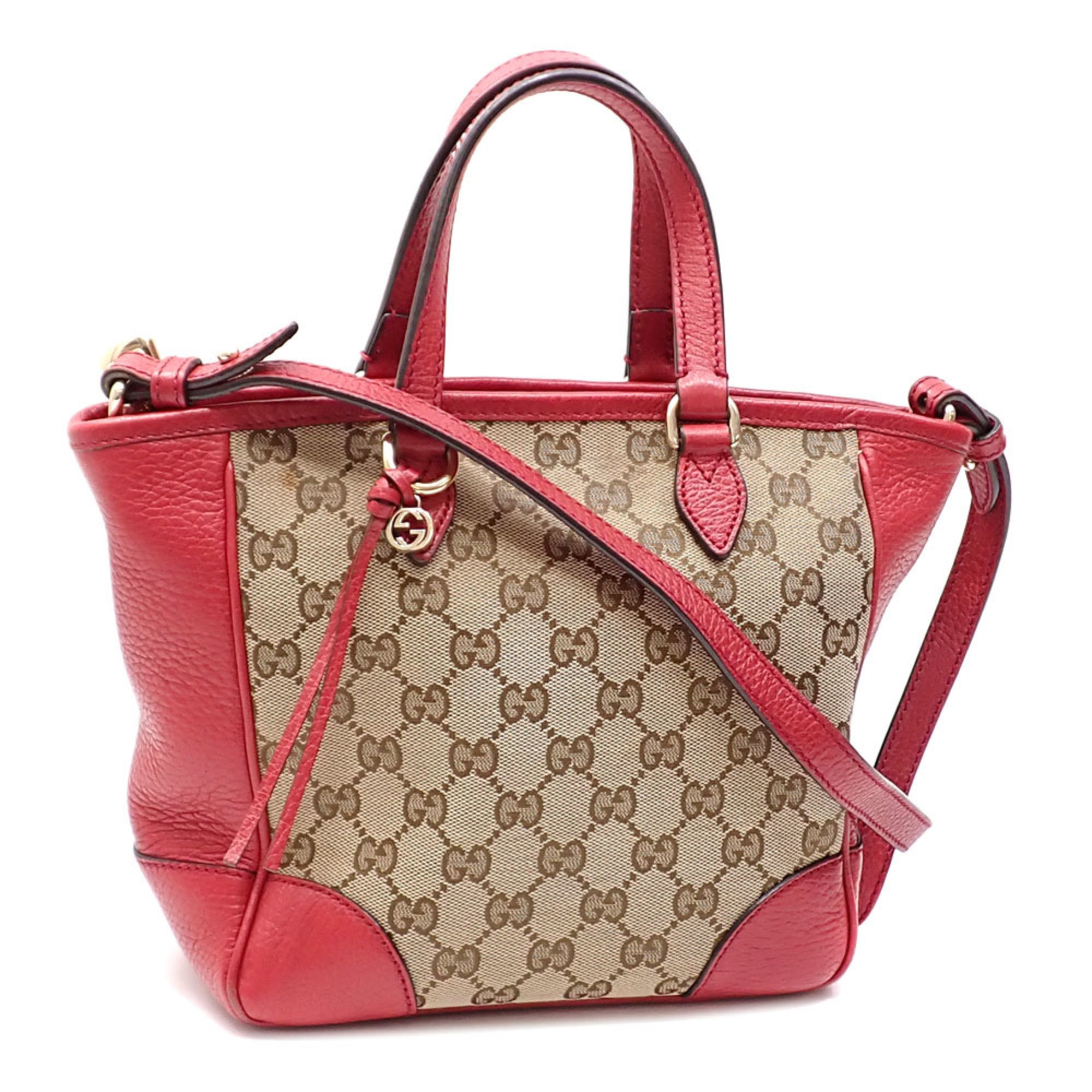 Gucci handbag for women, beige, red, GG canvas, leather, 449241, shoulder bag