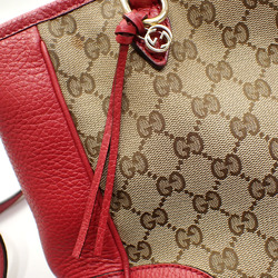 Gucci handbag for women, beige, red, GG canvas, leather, 449241, shoulder bag