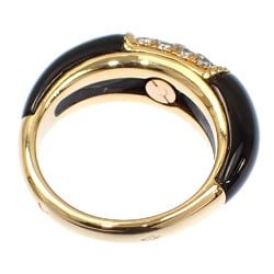 Van Cleef & Arpels Philippines Ring for Women Onyx Diamond K18YG Size 12 6.1g 750 18K Yellow Gold VCA