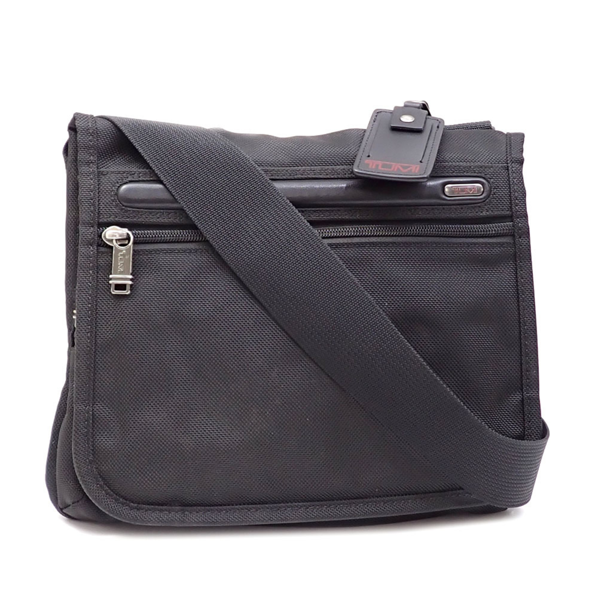 Tumi Alpha Small Shoulder Bag for Men, Black Nylon 22105ESH