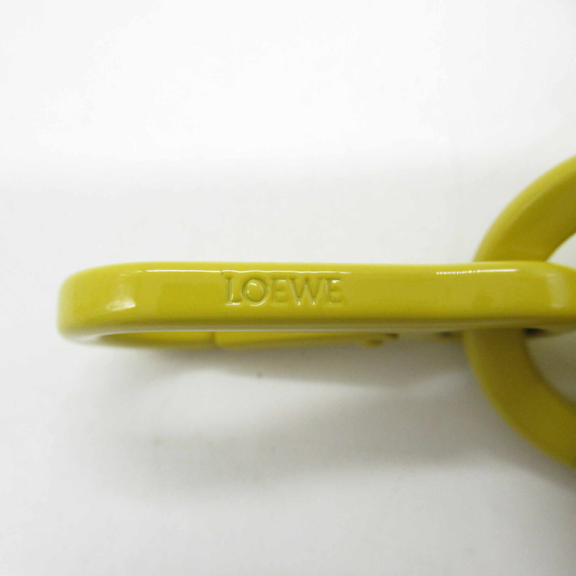 LOEWE Inflated Anagram Charm Varnished Alum Women's Yellow C621232XC08100