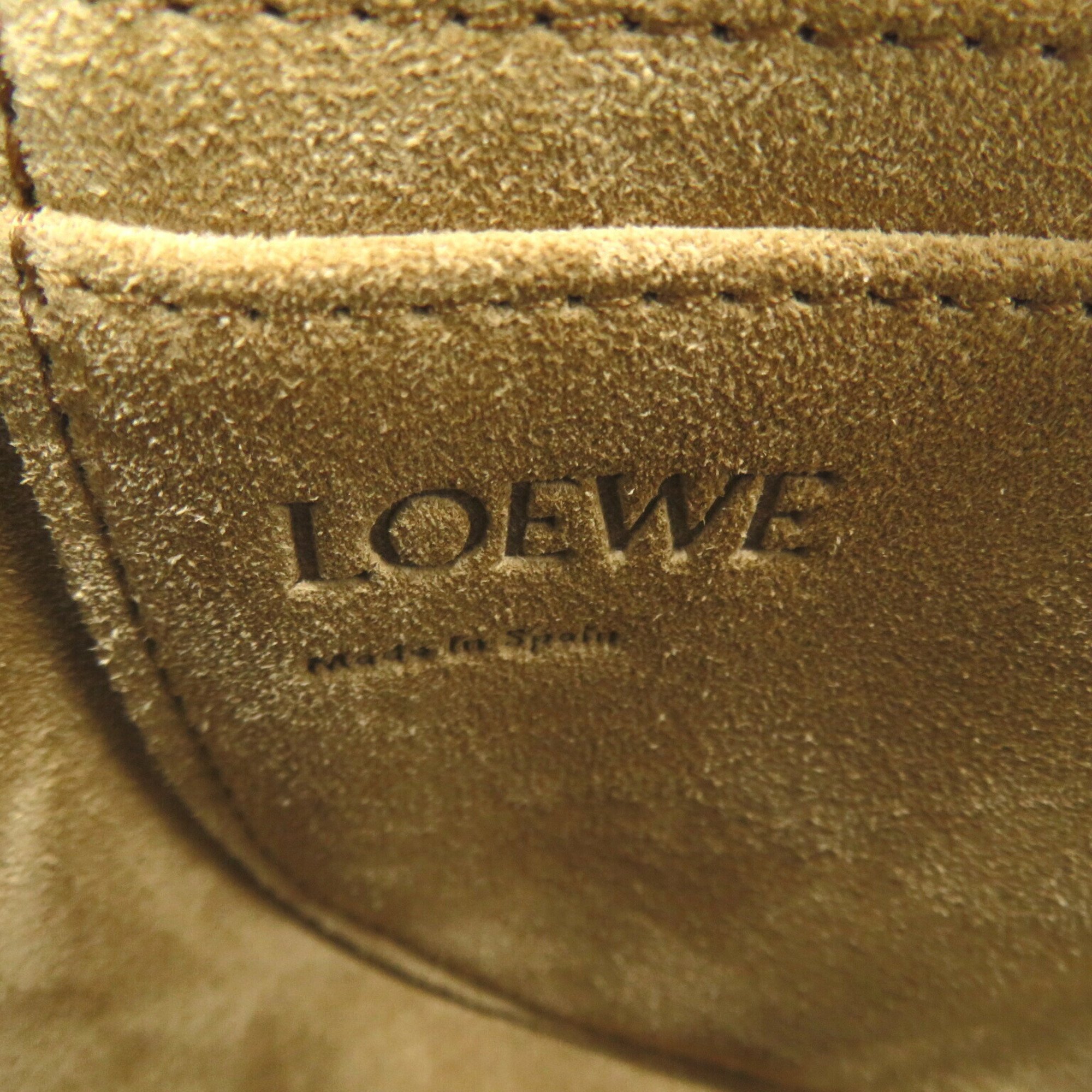 LOEWE Gate Dual Shoulder Bag Calfskin (Cowhide) Soft Jacquard Women's Blue Iceberg A650N46X136005