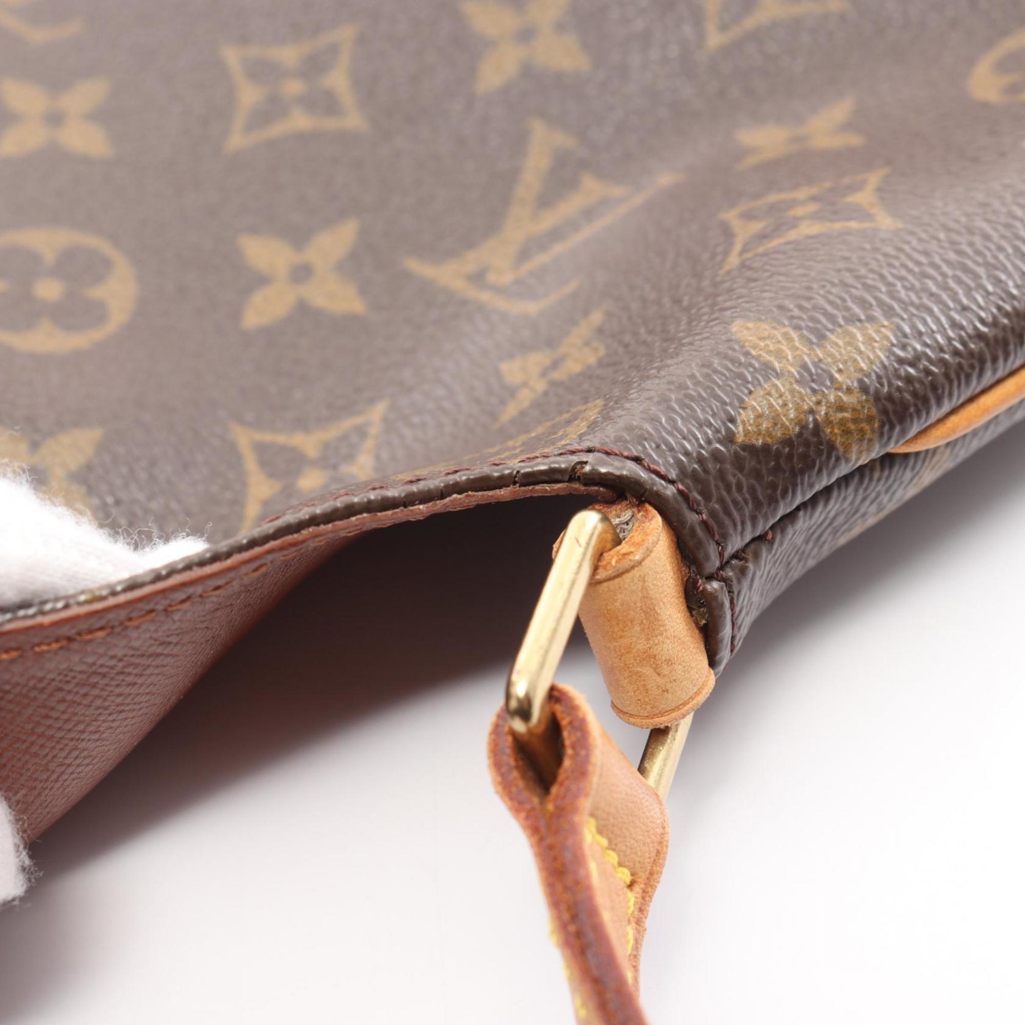 Louis Vuitton Musette Salsa Short Strap Monogram Shoulder Bag, Coated Canvas, Leather, Women's, Brown, M51258