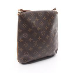 Louis Vuitton Musette Salsa Short Strap Monogram Shoulder Bag, Coated Canvas, Leather, Women's, Brown, M51258