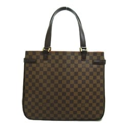 Louis Vuitton LOUIS VUITTON Uzes Damier Ebene Tote Bag Coated Canvas Leather Women's Brown N51128