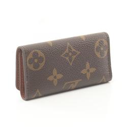 Louis Vuitton LOUIS VUITTON Multicle 4 Monogram Key Case Coated Canvas Men's Women's Brown M62631