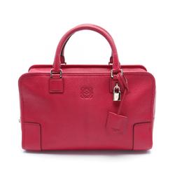 LOEWE Amazona 36 Handbag Bag Leather Women's Red 352.35.A22