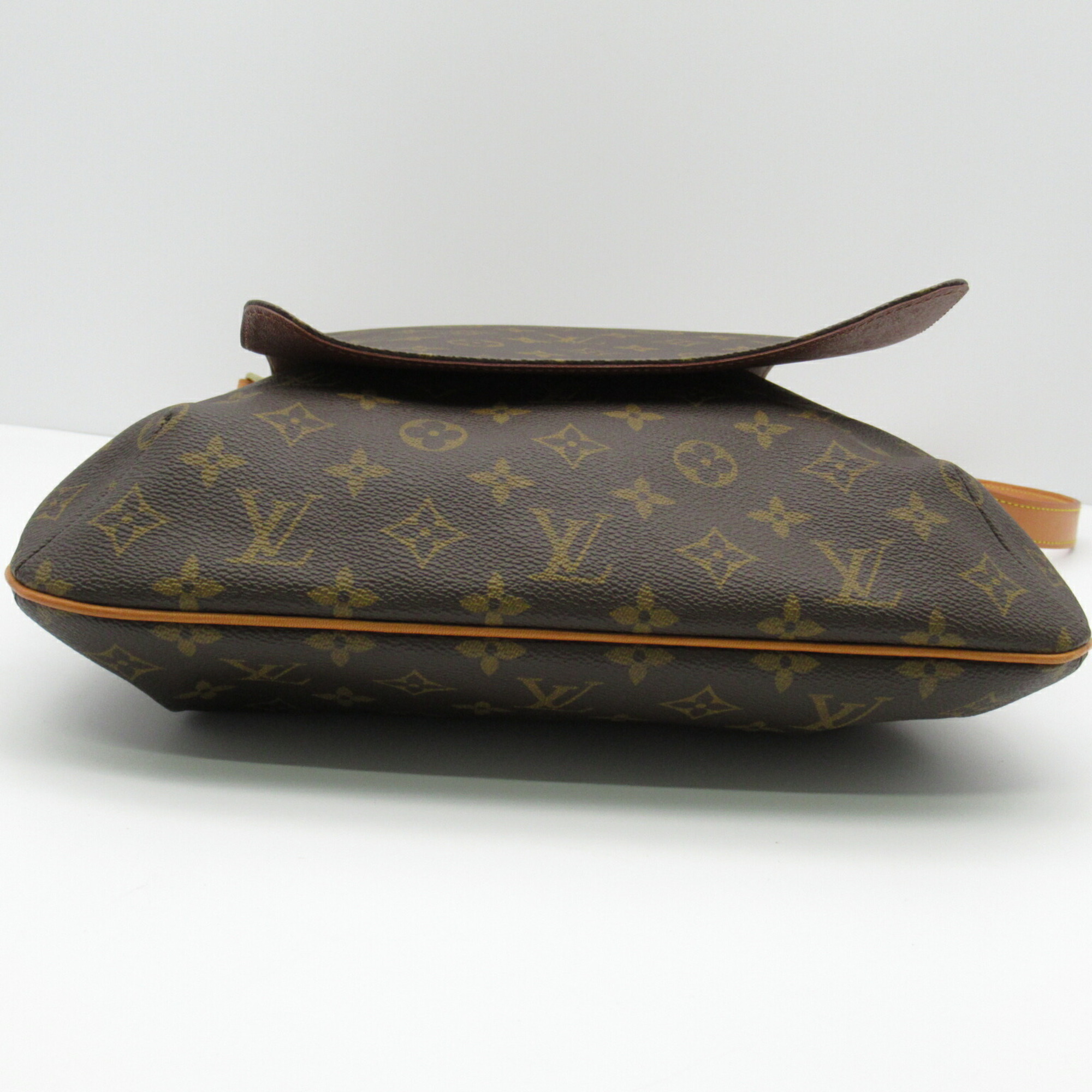 Louis Vuitton Musette Shoulder Bag, Coated Canvas, Monogram, Women's, Brown, M51256