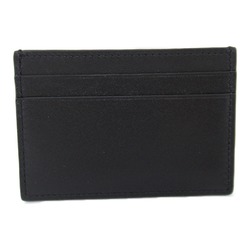 LOEWE Business Card Holder/Card Case Calfskin (Cowhide) Women's Black Gold CLE0322X011100