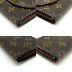 Louis Vuitton Portefeuille Helene Monogram Canvas Tri-Fold Wallet Brown M60253 LOUIS VUITTON