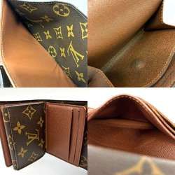 Louis Vuitton Portefeuille Helene Monogram Canvas Tri-Fold Wallet Brown M60253 LOUIS VUITTON