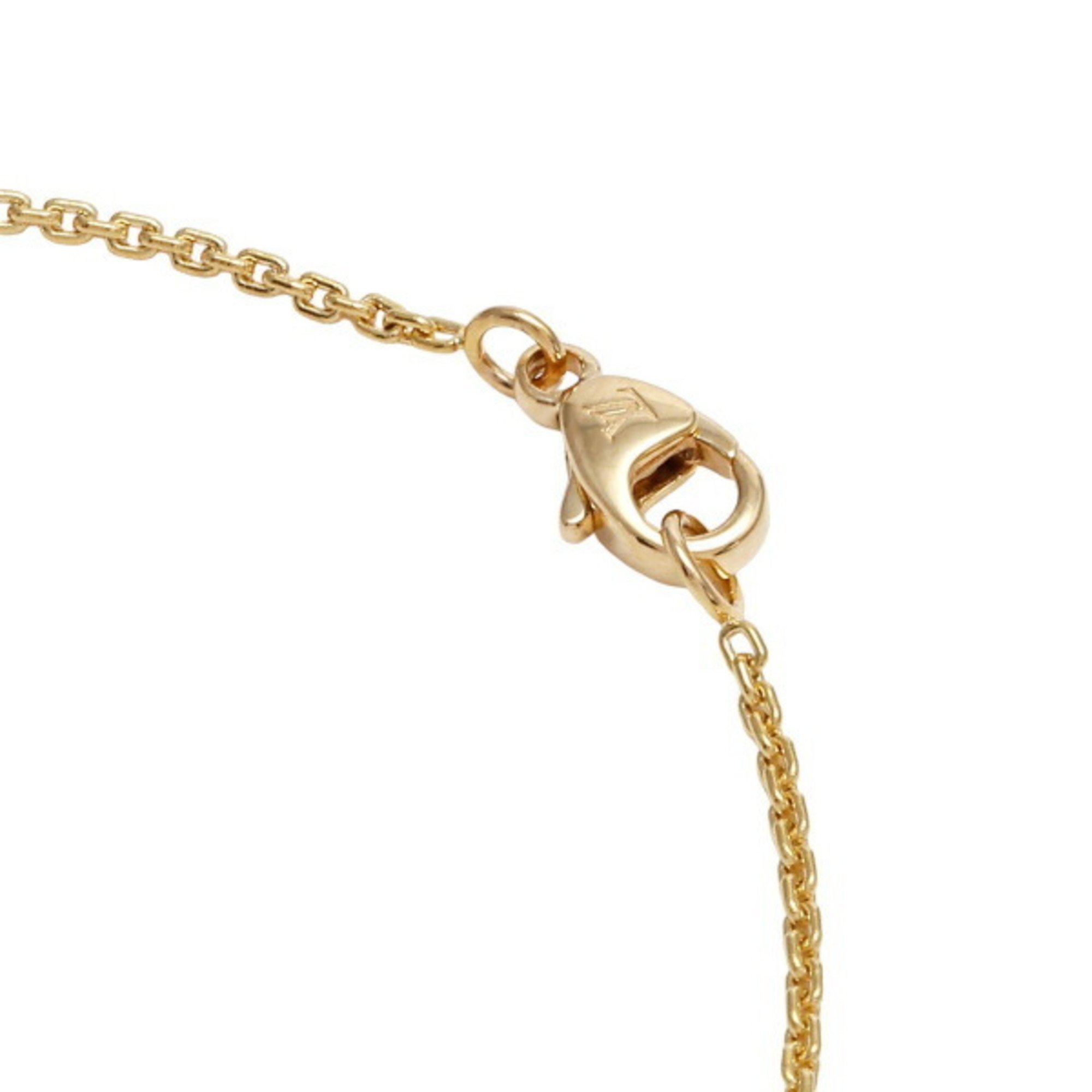 Louis Vuitton Pendant Monogram Idylle K18YG Yellow Gold Necklace