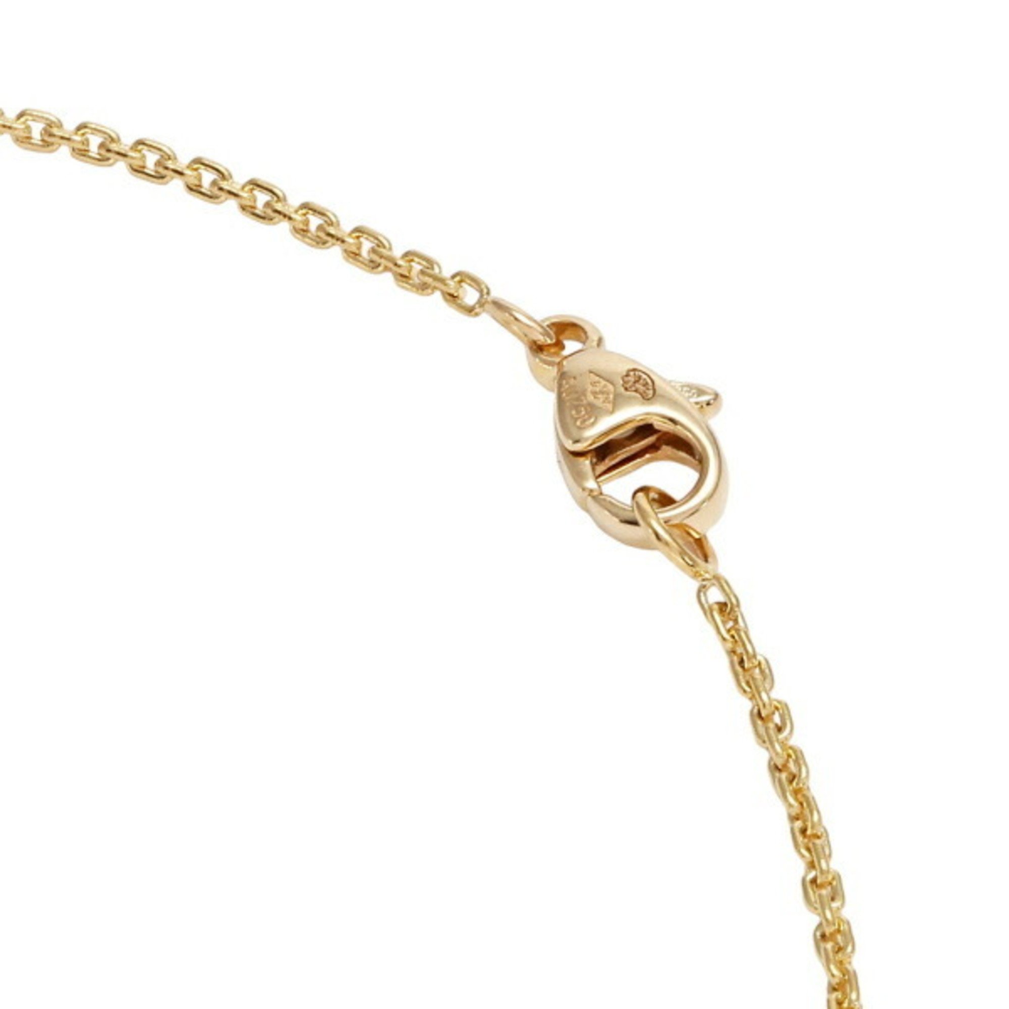 Louis Vuitton Pendant Monogram Idylle K18YG Yellow Gold Necklace