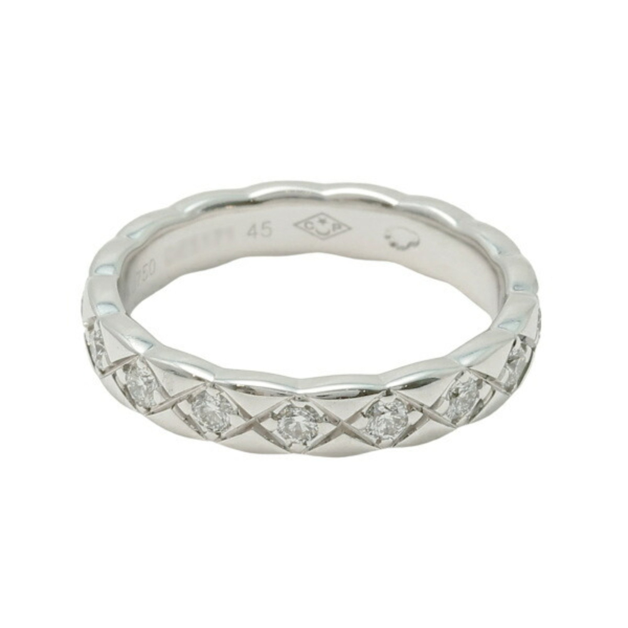 Chanel Coco Crush K18WG White Gold Ring