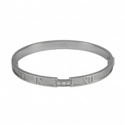 Tiffany Atlas Diamond K18WG White Gold Bangle