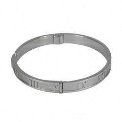 Tiffany Atlas Diamond K18WG White Gold Bangle