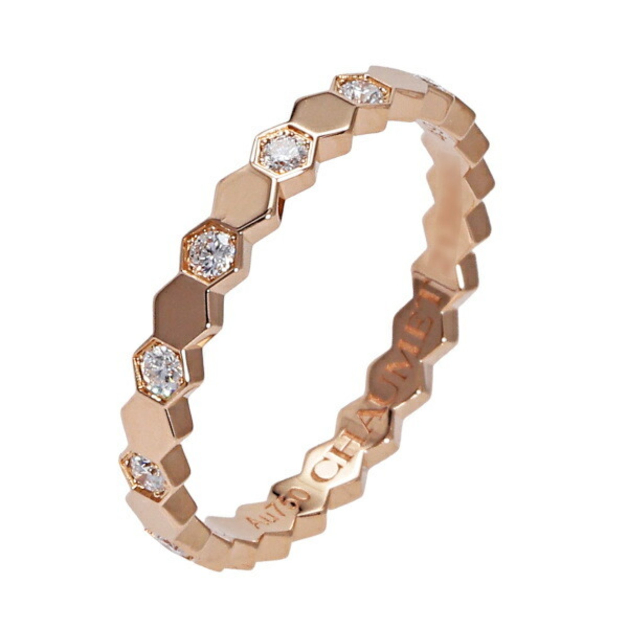 Chaumet Be My Love Honeycomb Ring K18PG Pink Gold