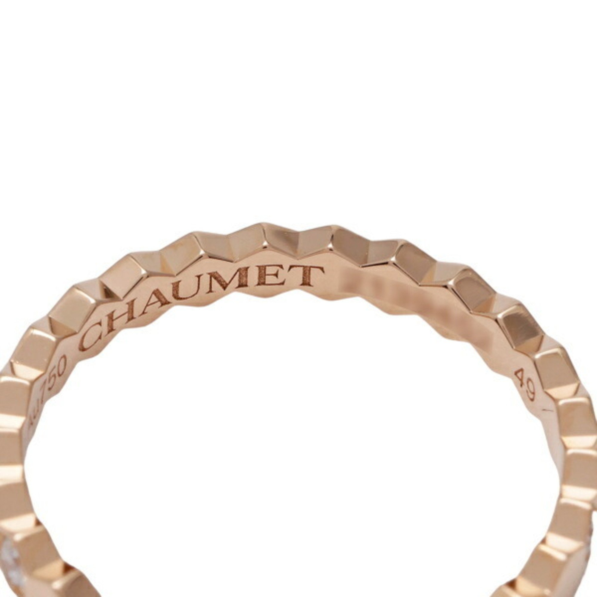 Chaumet Be My Love Honeycomb Ring K18PG Pink Gold