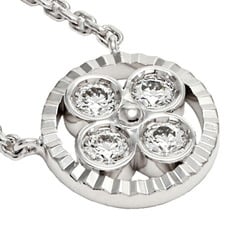 Louis Vuitton Pendantif Sun Blossom BB K18WG White Gold Necklace