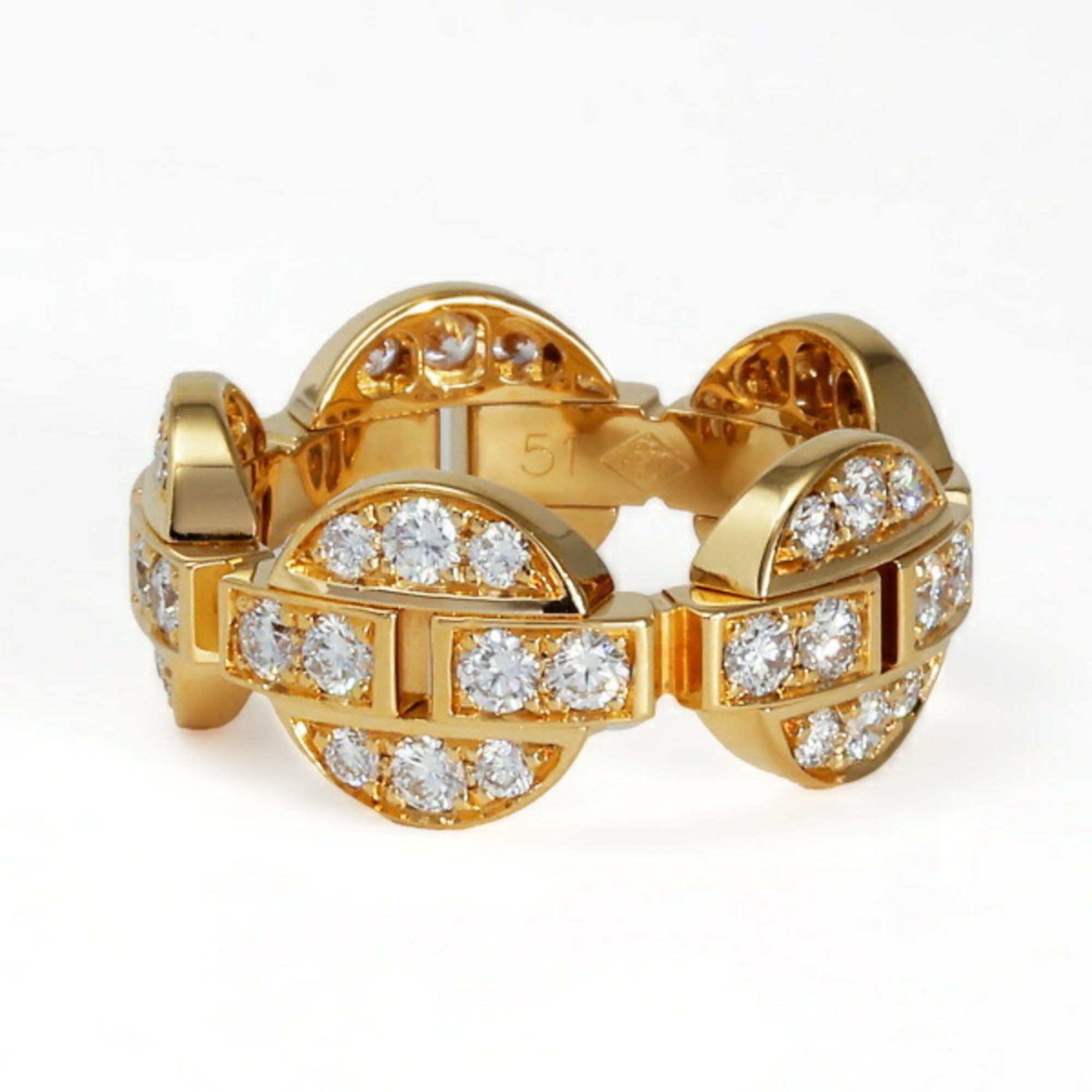 Cartier Imaria K18YG Yellow Gold Ring