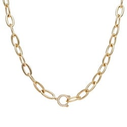 Cartier C de K18YG Yellow Gold Necklace