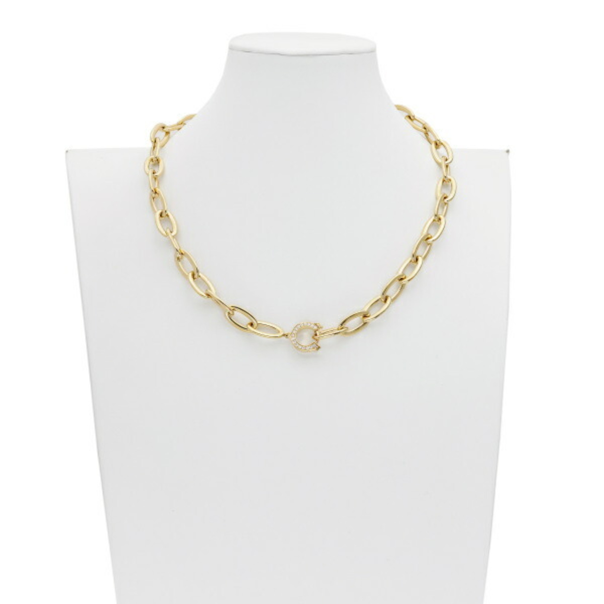 Cartier C de K18YG Yellow Gold Necklace