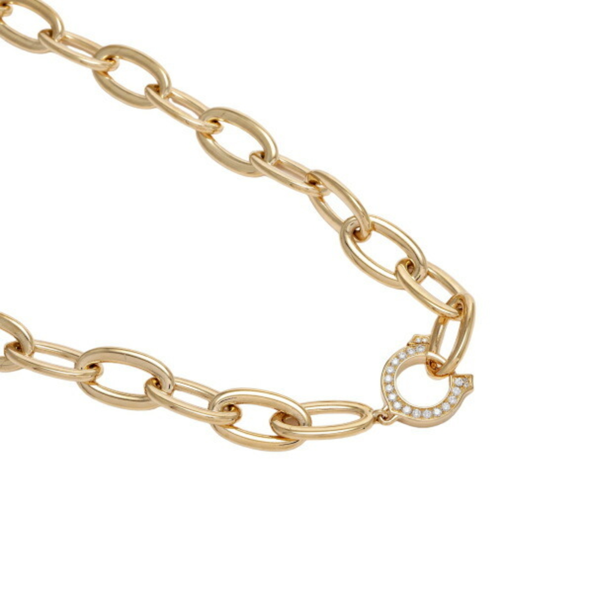 Cartier C de K18YG Yellow Gold Necklace