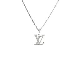 Louis Vuitton Pendant LV GM K18WG White Gold Necklace