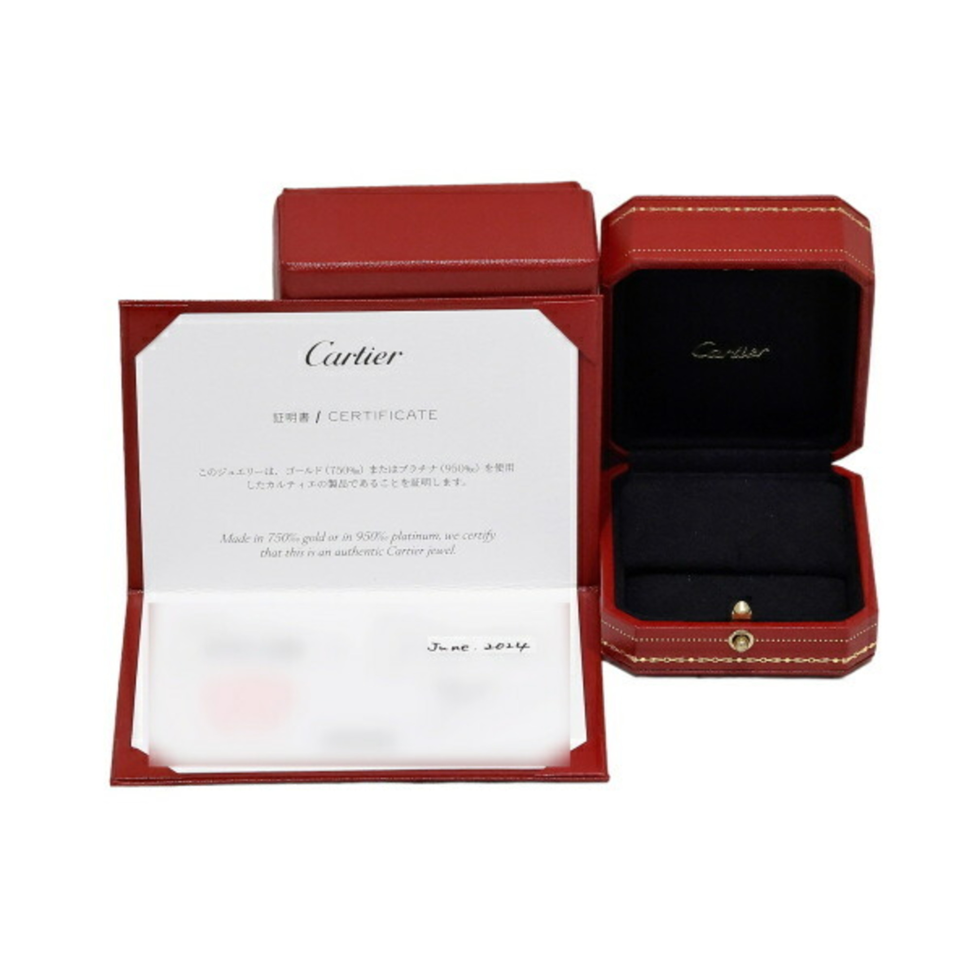 Cartier Love Single K18YG Yellow Gold Earrings