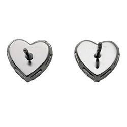 Cartier Heart K18WG White Gold Earrings