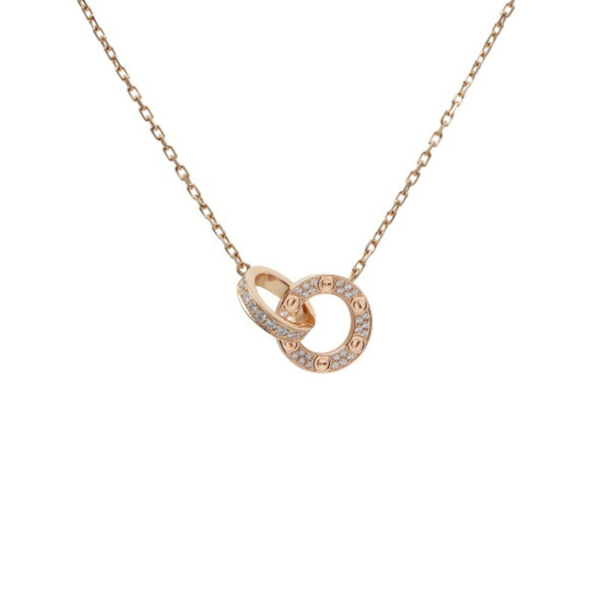 Cartier Love K18PG Pink Gold Necklace