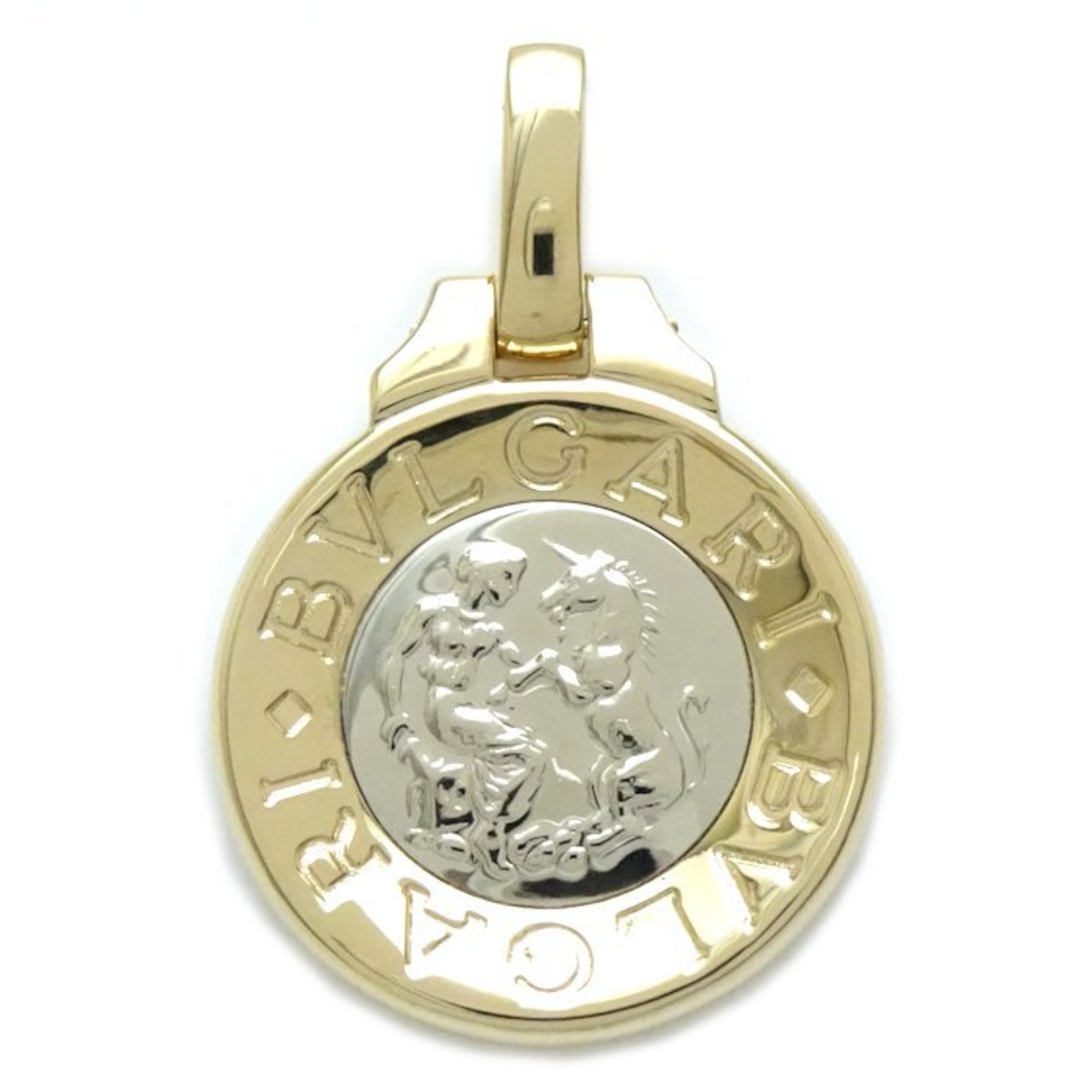 BVLGARI Bulgari Horoscope Pendant Top Virgo Constellation K18YG Yellow Gold x K18WG White 292319