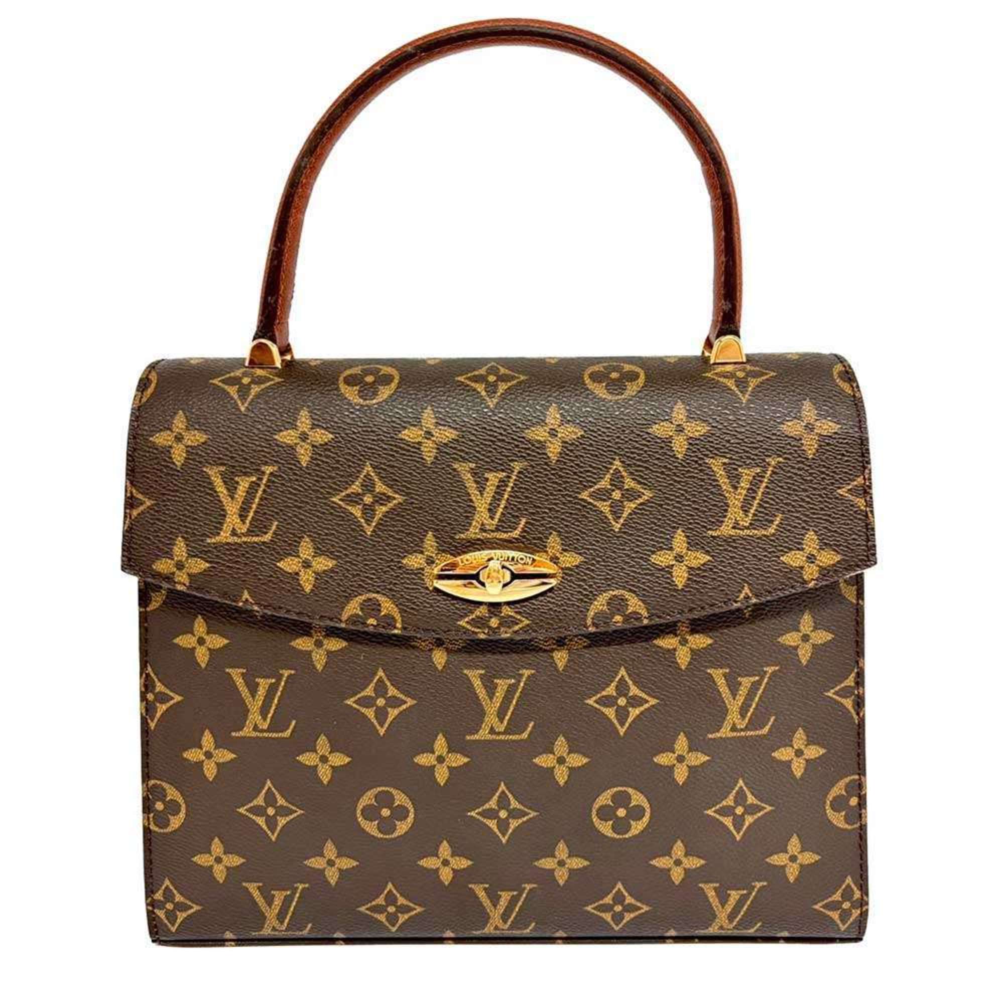 Louis Vuitton Malesherbes Handbag Monogram Gold M51379 LOUIS VUITTON