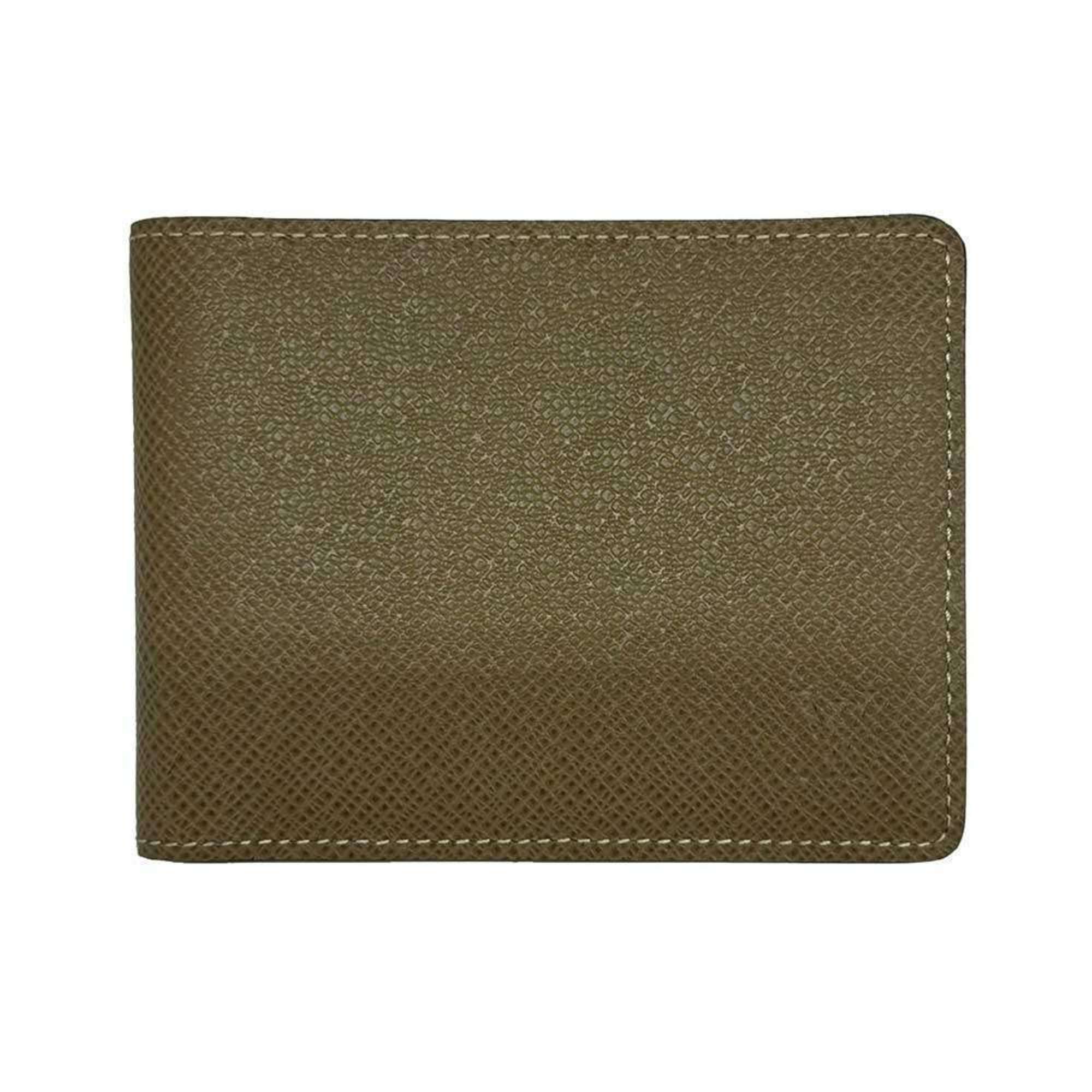 Louis Vuitton Portefeuille Multiple Bi-fold Wallet Leather Khaki M32810 LOUIS VUITTON