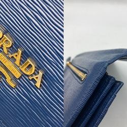 PRADA VITELLO MOVE Bi-fold long wallet