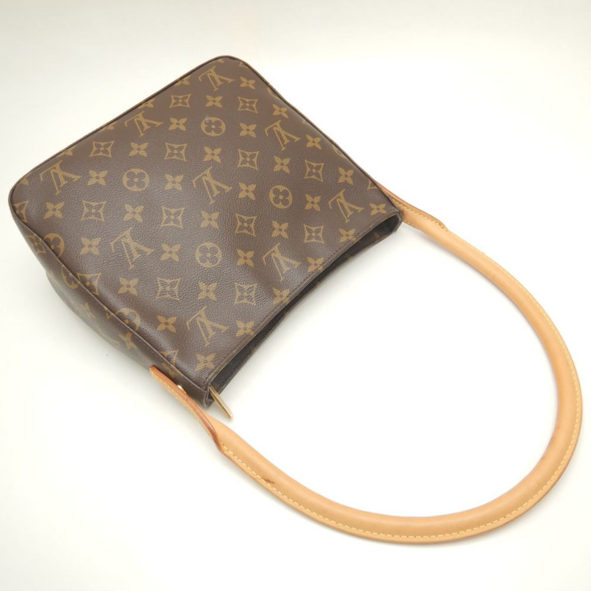 LOUIS VUITTON Louis Vuitton Monogram Looping MM M51146 Shoulder Bag Brown 252050