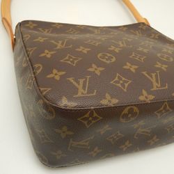 LOUIS VUITTON Louis Vuitton Monogram Looping MM M51146 Shoulder Bag Brown 252050