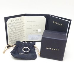 BVLGARI Save the Children B.zero1 Ring #57 1 Band XS Silver 925 x Black Ceramic 292329