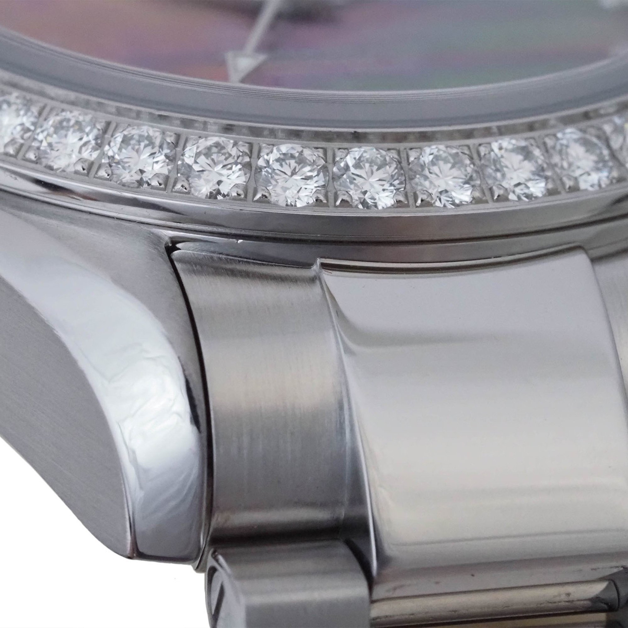 OMEGA Seamaster Aqua Terra 150M Diamond Watch 231.15.34.20.57.001 Ladies Grey Pearl 34mm