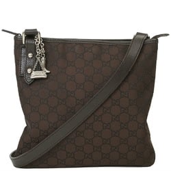 Gucci nylon shoulder bag brown 268620 women's GUCCI