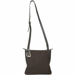 Gucci nylon shoulder bag brown 268620 women's GUCCI