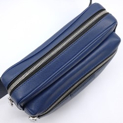 LOUIS VUITTON Louis Vuitton Body Bag Bum Waist Pouch Outdoor Taiga Blue M33455