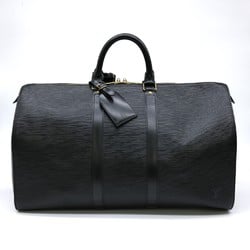 Louis Vuitton Keepall 45 Boston Bag Epi Leather Black Noir M59152