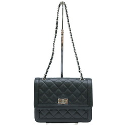 CHANEL Caviar Skin 2.55 Shoulder Chain Black Seal Included 6935244