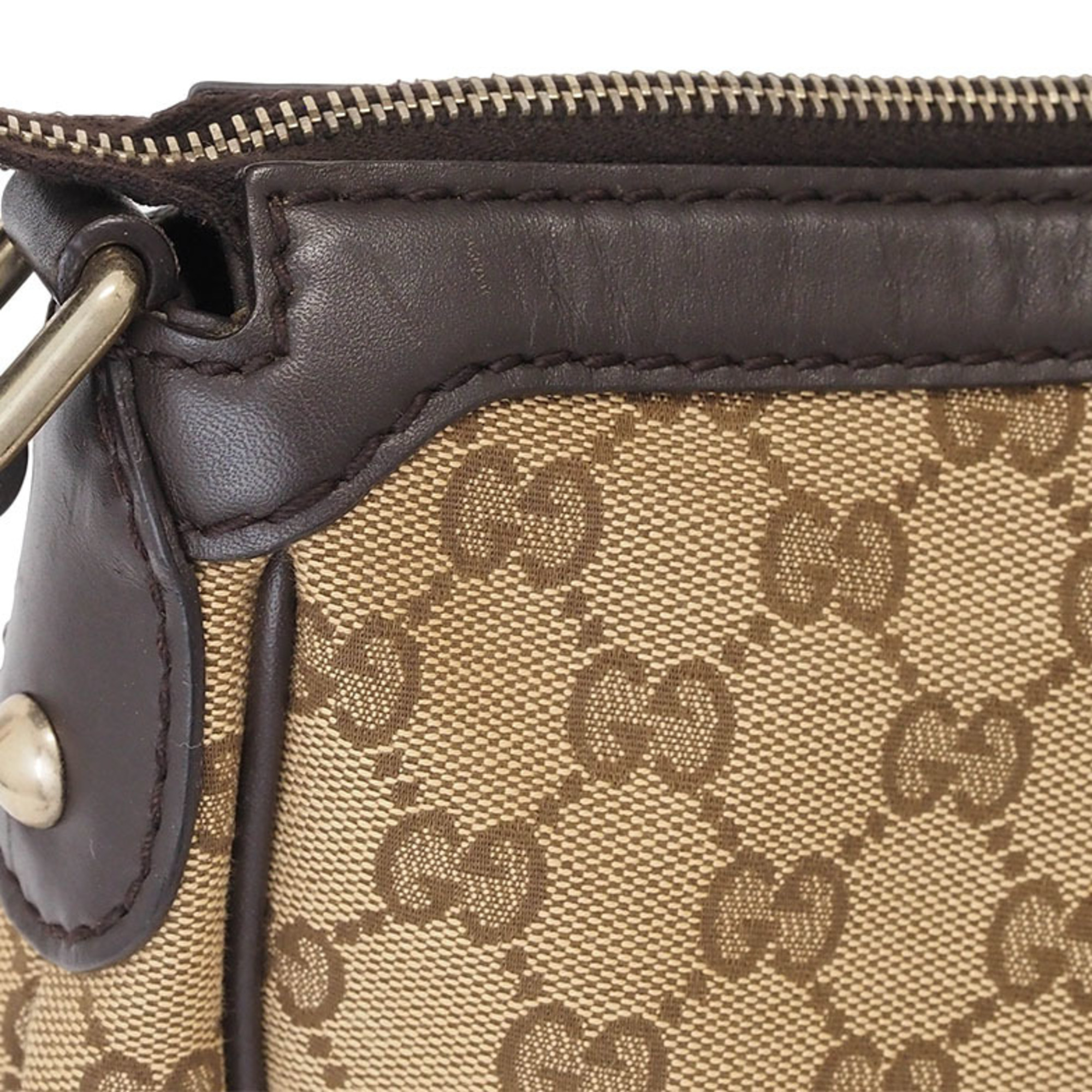 Gucci GG Canvas Sukey Bag Beige Brown 232955 Women's GUCCI