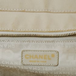 Chanel CC Marshmallow Bag Cream A24224 Women's Canvas Handbag No. 8 (around 2003) CHANEL