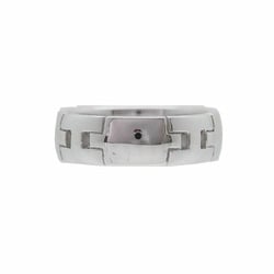 Hermes Hercules Ring 48 (size 8) White Gold K18WG Women's HERMES