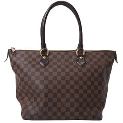 Louis Vuitton Saleya MM Bag Damier Ebene N51182 Women's Canvas Tote LOUIS VUITTON