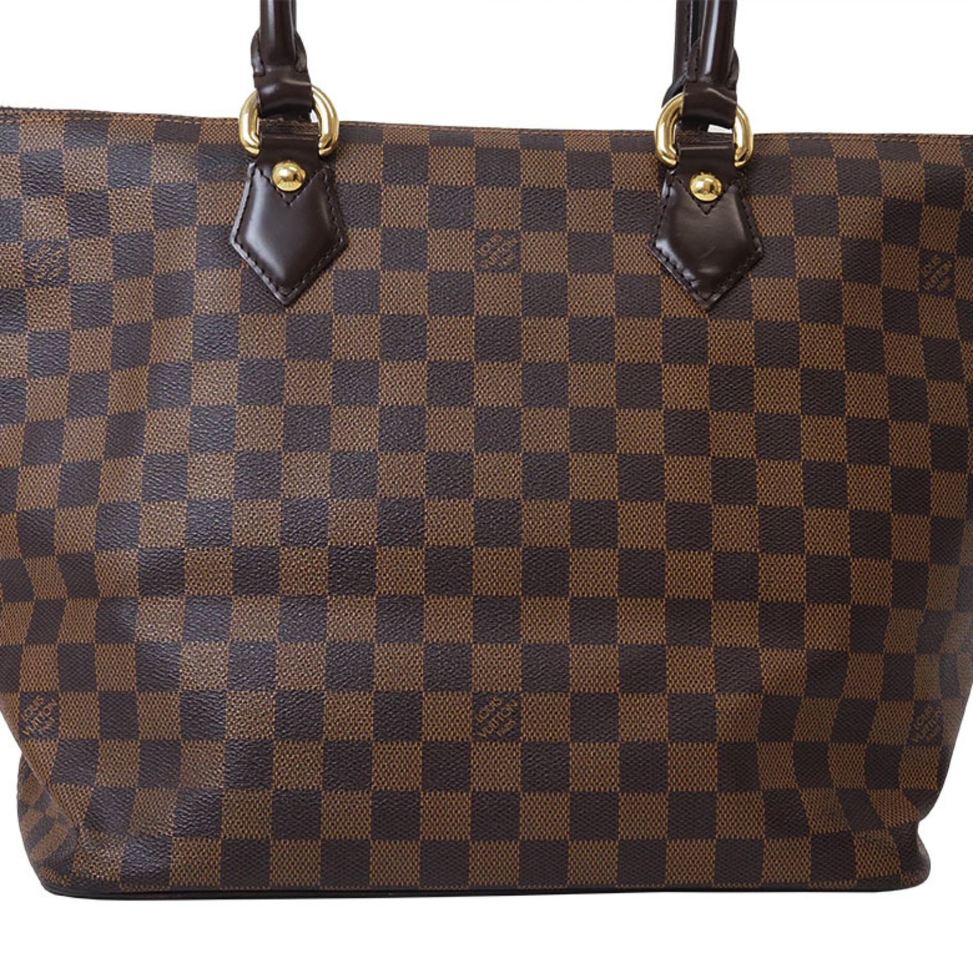 Louis Vuitton Saleya MM Bag Damier Ebene N51182 Women's Canvas Tote LOUIS VUITTON