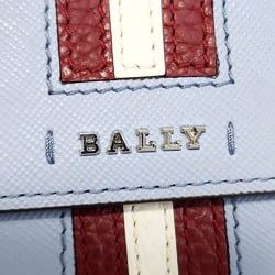 Bally Bi-fold Wallet - Light Blue Leather Long Women's